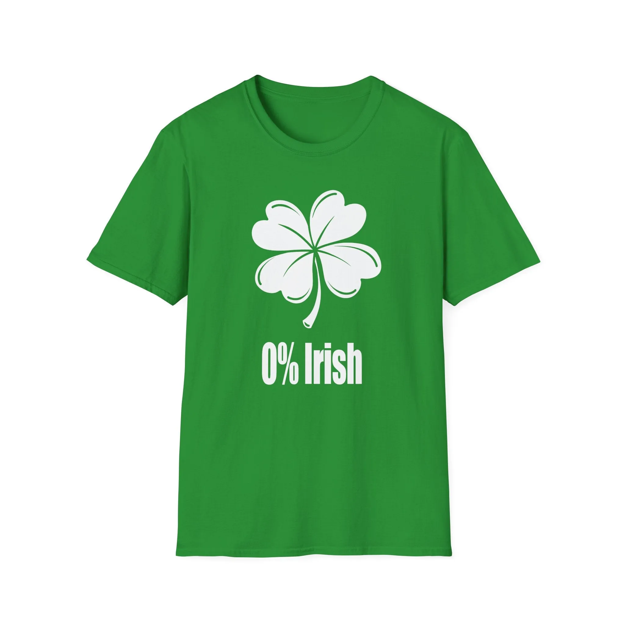 0% Irish | Deluxe St Patrick's Day Tee