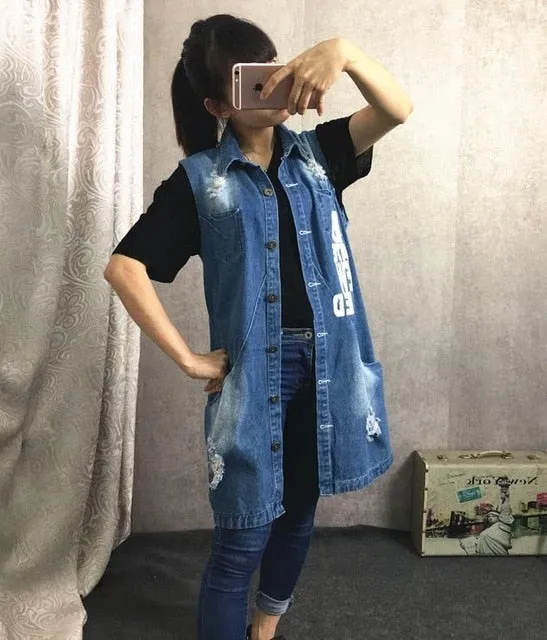 Casual Denim Jacket Women Jeans Coat