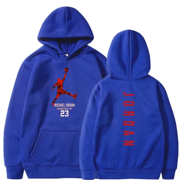 JORDAN Winter Men Cashmere Casual Hoodie Men Hoodie / Street Sweatshirt Jordan23 Sports Sweatshirt Women Hoodie Clothes