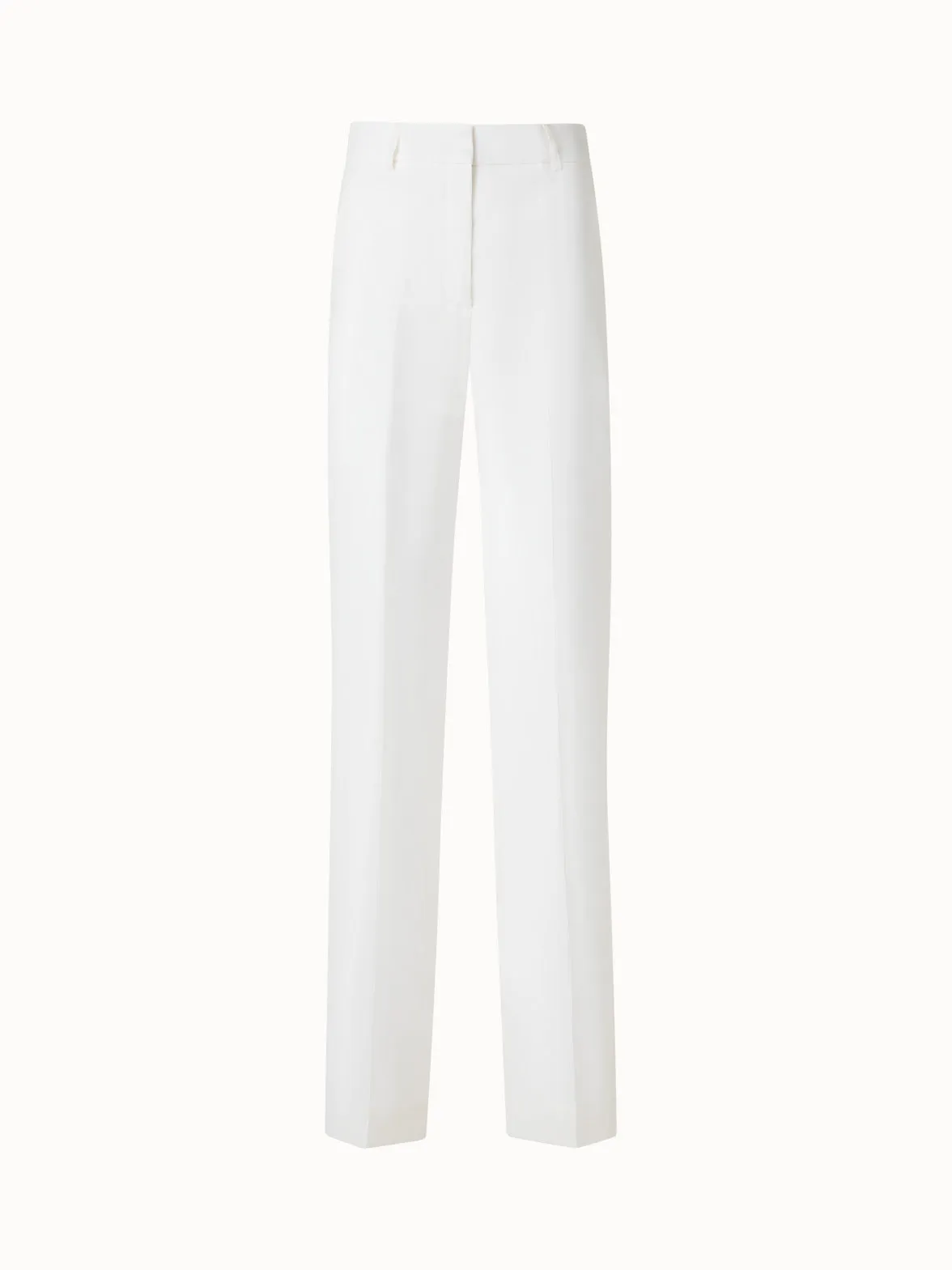 Wide Straight Silk Pants
